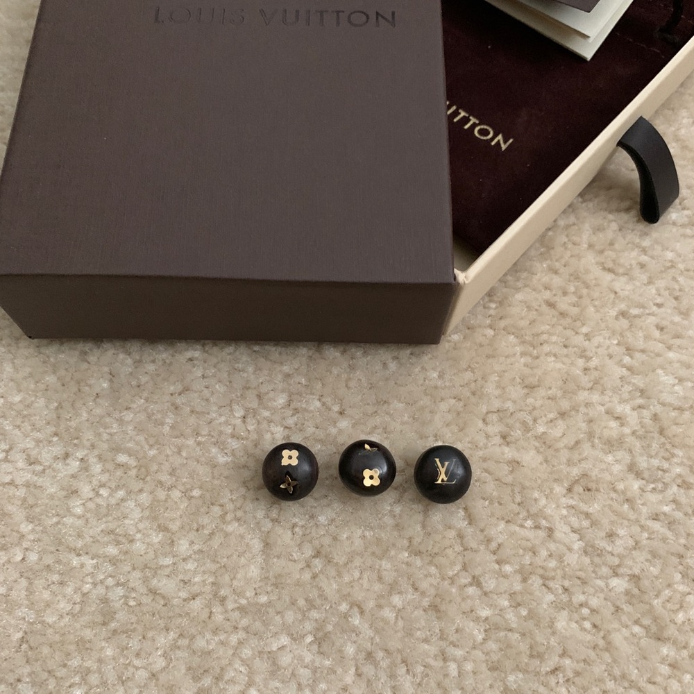 Louis Vuitton Wooden Earrings